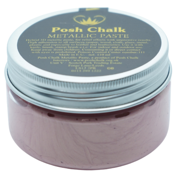 Posh Chalk Metallic Paste - Rose Gold